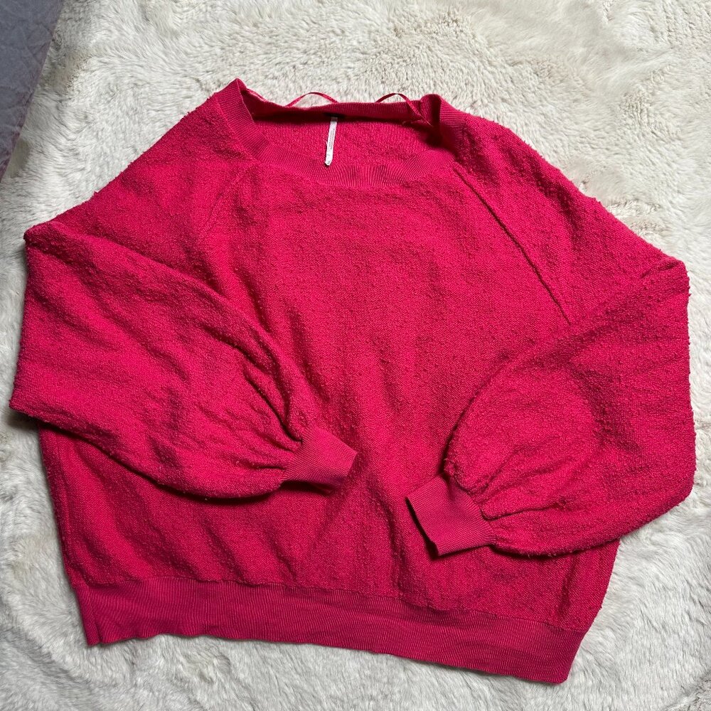 Free People Pullover Fuscia Sweater M